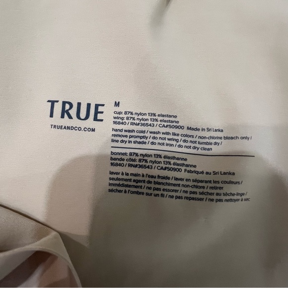 Lot of 4 True & Co True Body M Wireless Bra Plunge Scoop Nude No Pads - Picture 7 of 9